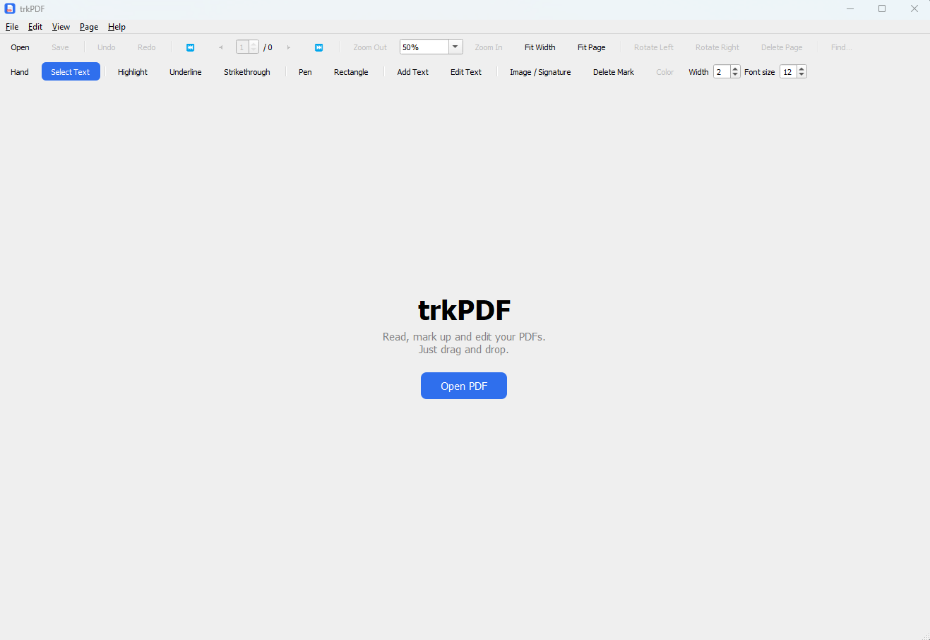 trkPDF — Inicio · English